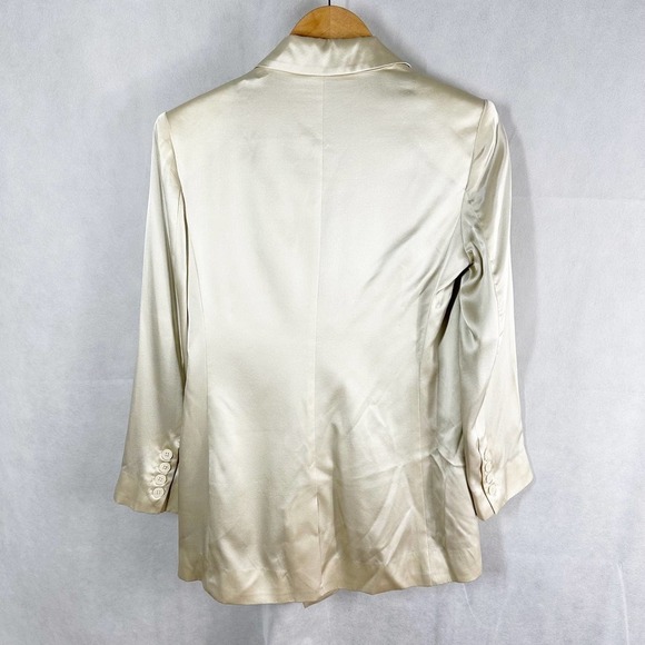L'Agence Taryn Double Breasted Blazer Champagne Size 2 - Picture 2 of 14